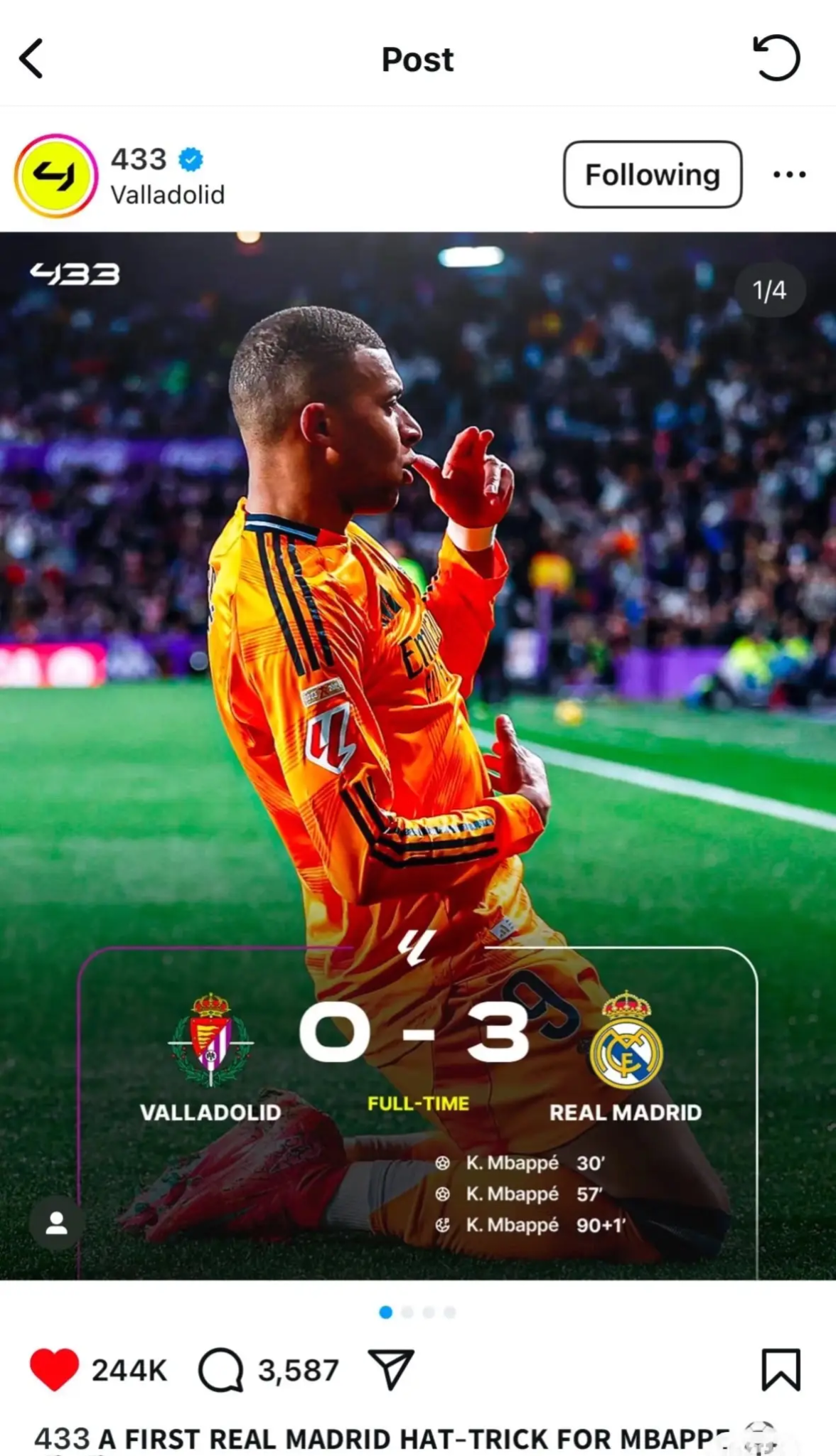 关于姆巴佩连续五场比赛得分超过绝杀，老鹰挑战极限！的信息